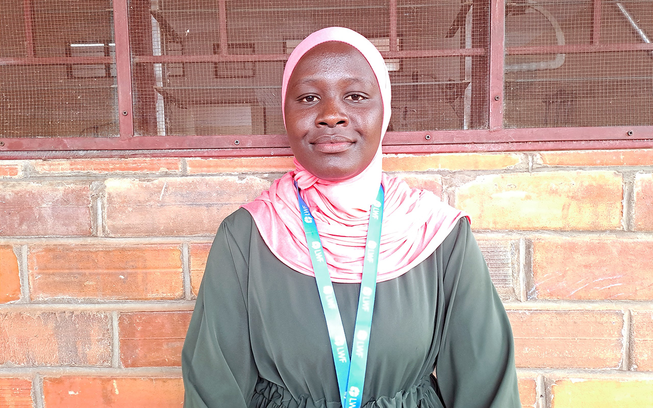Awino Asha, a Project Assistant with LWF